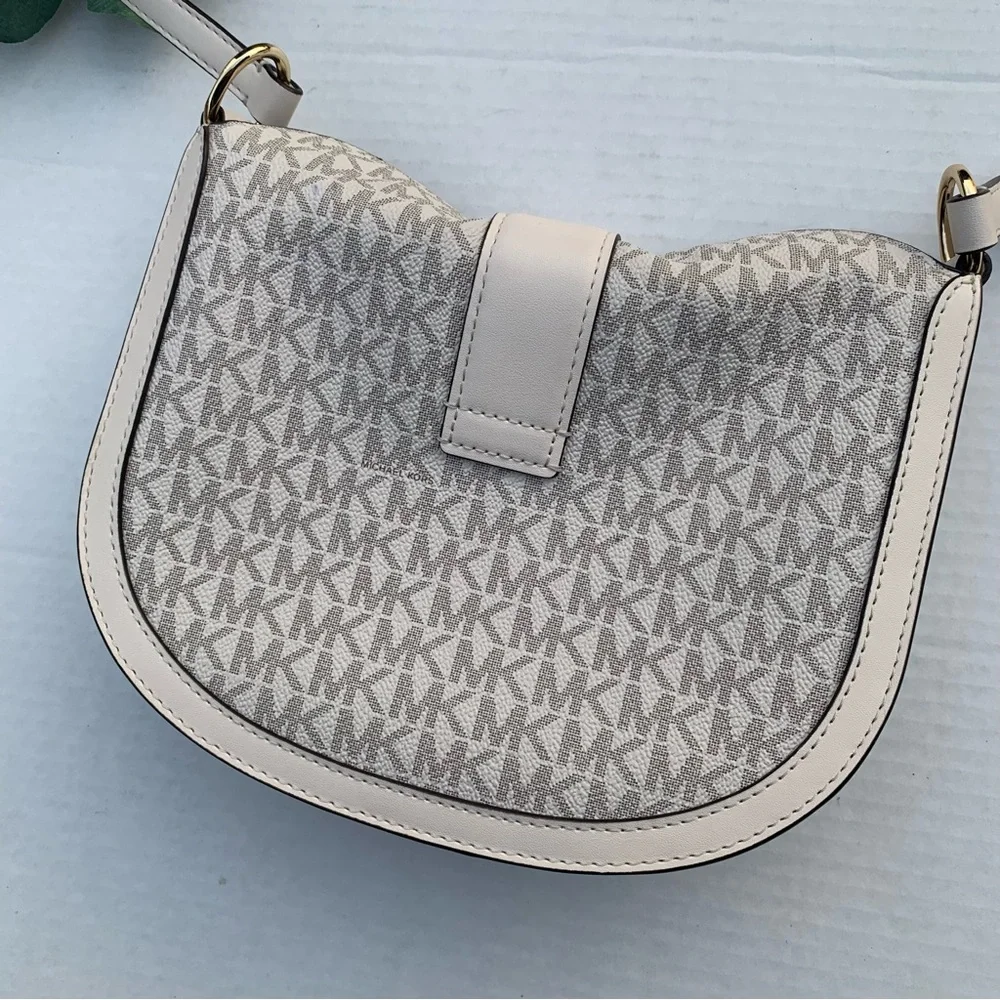Michael Kors Gabby Small Signature Logo Hobo Crossbody Bag